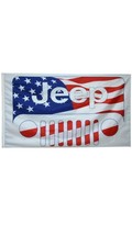 JEEP Flag Wrangler Grand Cherokee Rubicon Banner Racing Car Show Garage ... - $300.97 MXN
