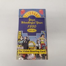 Flikbaks Your Wonderful Year 1950 VHS Tape, Video Greeting Card, New Sealed - £7.75 GBP