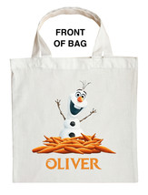 Olaf Trick or Treat Bag - Personalized Olaf Halloween Bag - Custom Olaf Bag - $12.99