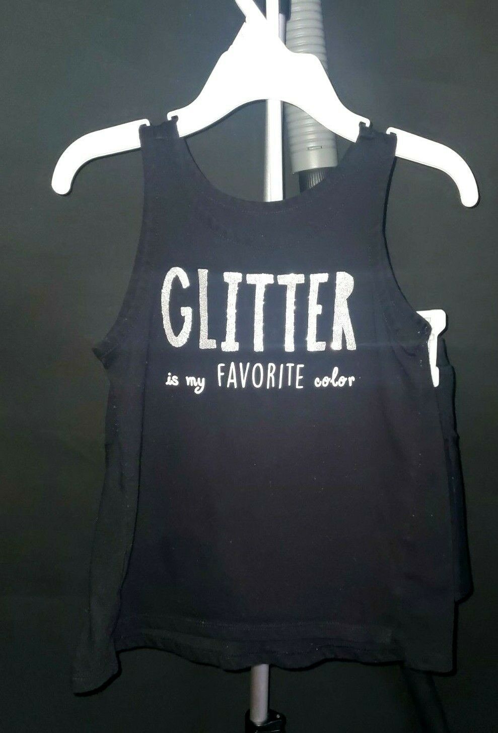 4T/5T ~ Black Glittery Everyday Outfit - $15.90