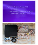 Sony PLAYSTATION 3 PS3 Slim 120GB Console Pacchetto 5 Giochi 1 Controlle... - $2,174.58 MXN