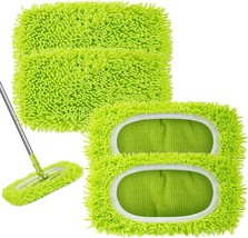 Reusable Dry Sweeping Cloths Microfiber Wet Mop Pads Compatible with Swi... - £19.44 GBP