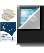 Nighton Portable Blackout Curtains 100&quot;×57&quot; Strong Hook And Loop Tape, B... - $40.95