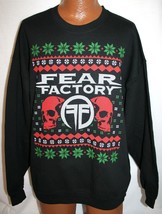 FEAR FACTORY Ugly Christmas Sweater SWEATSHIRT 2XL Industrial Heavy Meta... - £20.92 GBP