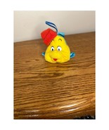 Vintage Disney Little Mermaid Holiday Flounder Plush McDonald&#39;s Happy Me... - $8.55