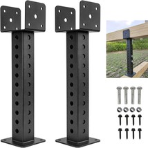 2Pcs Roof Riser For Pergola Roof Riser Beam Bracket, Roof Riser 3-1/2&quot; Saddle, - $87.12