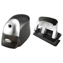 Electric Pencil Sharpener with Auto Stop &amp; Bostitch 3 Hole Punch, 40-She... - £119.10 GBP