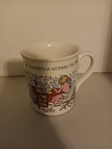 1986 Hallmark Mug Mates 8 oz Ceramic Coffee Cup Tea Cocoa Satire Humor Office - £6.66 GBP