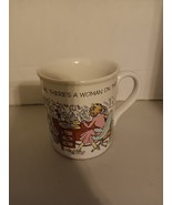 1986 Hallmark Mug Mates 8 oz Ceramic Coffee Cup Tea Cocoa Satire Humor Office - $8.50