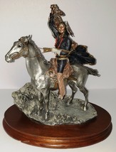Chilmark Pewter Sculpture Blanket Signal Inspired By Frederic Remington #336/350 - £351.23 GBP