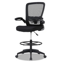 Mid-Back Mesh Ergonomic Computer Chair High Adjustable Standing Desk Cha... - £153.38 GBP