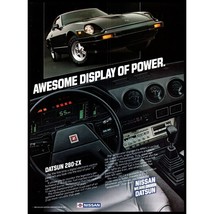 1984 Datsun 280-ZX 280ZX Sports Car Vintage Print Ad Interior Digital Dash Photo - $10.97