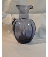 Small Lavender Paneled Ribbed Pitcher 4 1/2&quot; - £4.90 GBP