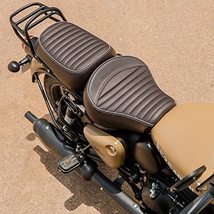 Royal Enfield Brown Touring Passenger Seat For Classic Reborn From Sep 2... - £141.53 GBP