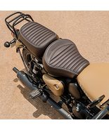 Royal Enfield Brown Touring Passenger Seat For Classic Reborn From Sep 2... - £141.53 GBP