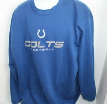 Indianapolis Colts  Logo NFL Blue Sweatshirt  meas  shoul to shoul 23in ... - £19.33 GBP