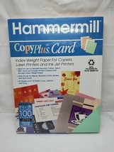 Hammermill CopyPlus Card 8 1/2&quot; X 11&quot; 100 Sheets Letter Assorted Colors - $14.84