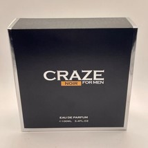 Armaf Craze Noir For Men Edp 3.4 Oz 100 Ml - New In Box - $25.77