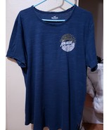 Hollister Men’s Navy T Shirt Medium  - £23.62 GBP