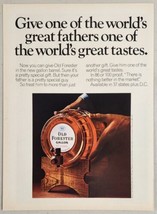 1972 Print Ad Old Forester Kentucky Straight Bourbon Whiskey in Gallon Size - £13.40 GBP