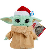 MATTEL DISNEY STAR WARS MANDALORIAN GROGU HOLIDAY PLUSH 8&quot; - NEW! - €15,28 EUR
