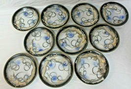 10 Vintage Hand Painted Norcrest Japan Dragon 5-3/4&quot; Saucers  #C51 Replacements - £31.45 GBP