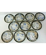 10 Vintage Hand Painted Norcrest Japan Dragon 5-3/4&quot; Saucers  #C51 Repla... - $55.13 CAD