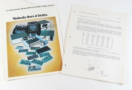 Vintage Vector Graphics Bit Streamer Assembly Users Guide w/ Brochure Ma... - $13.49