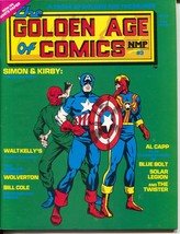 Golden Age Of Comics #3 1982-Simon &amp; Kirby-Al Capp-Basil Wolverton-VF - £47.27 GBP