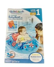 Pool  SwimSchool Baby Boat with Adjustable Backrest Level 1 6-18 Months - £7.18 GBP
