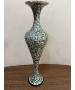 Handmade, Wooden Vase, Vintage Home decor, Gift for Her, Mother of Pearl... - $1,390.00