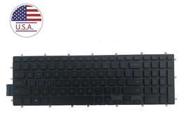 New Dell G5 5587 5590 G7 7588 7590 7790 Blue character Backlit Keyboard Black US - $41.79