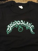 AUDIOSLAVE - Green logo with Flame Jr. Girls T-shirt ~Never Worn~ - £13.29 GBP