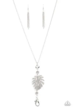 Paparazzi Palm Promenade Silver Necklace - New - $4.50