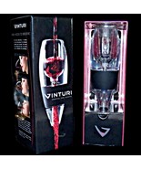 Vinturi Essential Red Wine Aerator Decanter with No Drip Stand Man Cave ... - $44.99