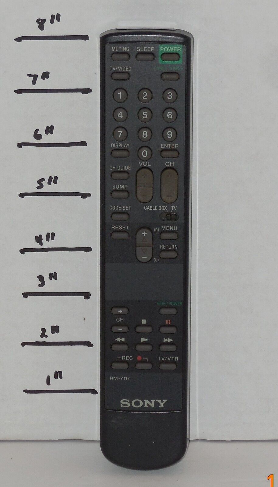 OEM SONY RM-Y117 REMOTE CONTROL For KV29V10M CKV20HX1 KV27V10 CKV27HX1 KV20V50  			