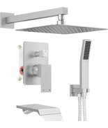 With A 10&quot; Rain Shower Head And A Handheld Shower Head Set, This Wall-Mo... - $194.93
