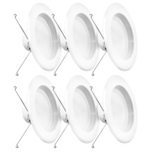 Feit Electric LED Recessed Downlight, fit Most 5-6&quot; Housing Cans, Baffle... - £58.18 GBP
