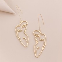 2021 New Arrival Sexy Body Shape Wommen Danggle Earrings Rose Golden 3 Colors Po - £6.54 GBP