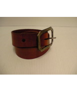 True religion belt genuine leather gunmetal buckle size 28 inch tan colo... - £23.15 GBP