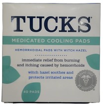 TUCKS Medicated Cooling Hemorrhoidal Pads Absorbent 40 Count Exp 03/26 - $9.89
