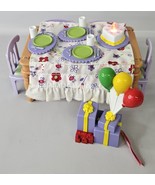 Fisher Price Loving Family Birthday Party/Pizza Party Set- WORKS! - $555.84 MXN
