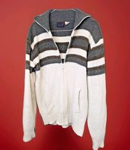 Vintage Sears Premiere Wool Blend  Jacket Sweater Men's Size Large - $29.69