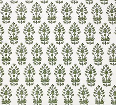 Ballard Designs Annie Sage Green Geo Floral Multipurpose Fabric By The Yard 54&quot;W - £19.10 GBP