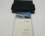 2009 Lexus IS350 IS250 Owners Manual Set with Case OEM H02B38009 - £35.54 GBP