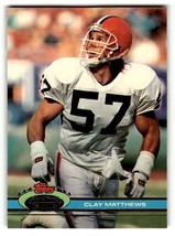 1991 Stadium Club #366 Clay Matthews    Cleveland Browns Football Cards ID:60210 - $1.67