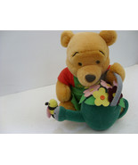 10&quot; Disney Winnie the Pooh Flower Pot Happy Mother&#39;s  Day Plush Stuffed ... - £8.92 GBP