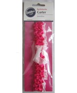 Wilton Bridal Bachelorette Party White Pink Bride-to-be Bride Garter - $11.31