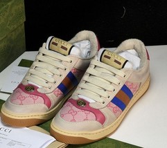 GUCCI Screener Leather GG rosa - $125.00