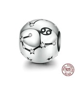 925 Sterling Silver Star Cancer Sign Zodiac Beads Charms fit Bracelet Ne... - £6.36 GBP